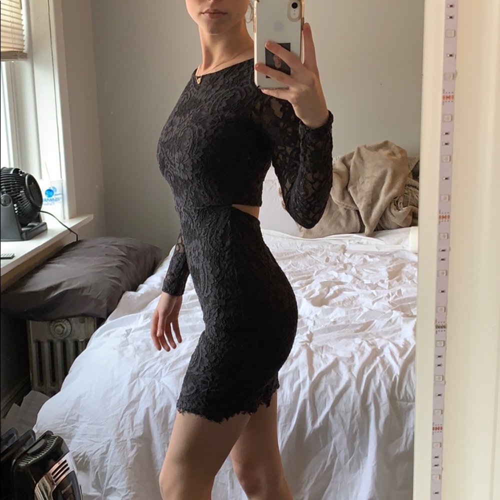 Windsor dark grey formal dress